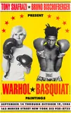 Andy Warhol and Jean-Michel Basquiat, 'Warhol/Basquiat Paintings' Exhibition Poster, 1985, Offset lithographic poster in colours, on smooth wove paper, the full sheet