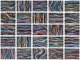 Sol LeWitt, Brushstrokes: Horizontal and Vertical (K. 1996.02), 1996, The complete set of 25 photolithographs in colours, on wove paper, the full sheets, with colophon, the sheets loose (as issued) all contained in the original grey card portfolio with additional print on the cover
