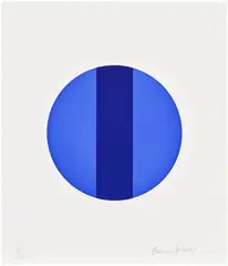 Carmen Herrera, Untitled, 2018, Aquatint in colours, on Revere Felt White paper, with full margins