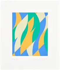 Fold (S. 57, T. & G. 57) by Bridget Riley, 2004, Screenprint in colours, on Fabriano 5 paper, with full margins, sold May 2026
