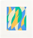 Bridget Riley, Fold (S. 57, T. & G. 57), 2004, Screenprint in colours, on Fabriano 5 paper, with full margins