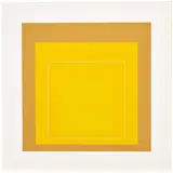 Josef Albers, WLS X, from White Line Squares Series II (G. 11, D. 172.2), 1966, Lithograph in colours, on Arches Cover paper, with full margins