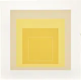 Josef Albers, WLS XVII, from White Line Squares Series (G. 25, D. 174), 1967, Lithograph in colours, on Arches Cover paper, with full margins