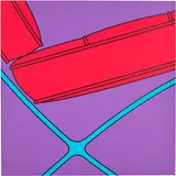 Michael Craig-Martin, Chair, from Fragments (C. 42b), 2015, Screenprint in colours, on Somerset Satin paper, the full sheet