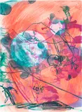 Jadé Fadojutimi, A Season's Echo, 2022, Lithograph in colours, on wove paper, the full sheet