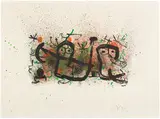 Joan Miró, Ma de proverbis (My Proverb): plate 5 (M. 677, see C. Bks. 139), 1970, Lithograph in colours, on Arches paper, the full sheet