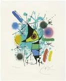 Joan Miró, Joan Miró Lithographs I: one print (M. 867, see C. Bks. 160), 1972, Lithograph in colours, on Arches paper, with full margins