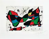 Joan Miró, Obra gráfica (Graphic Work) (M. 1161), 1978, Lithograph in colours, on Guarro paper, with full margins