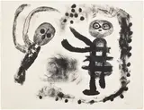 Joan Miró, Petite fille au bois (Little Girl in the Woods) (M. 251), 1958, Lithograph, on Arches paper, the full sheet