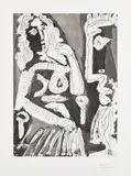 Pablo Picasso, Le modèle (The Model) (Bl. 1205, Ba. 1187), 1965, Etching and aquatint, on Richard de Bas paper, with full margins