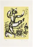 Marc Chagall, Le cirque (The Circus), from Chagall Lithographe Vol. 1 (M. 289, see C. Bks. 43), 1960, Lithograph in colours, on Arches paper, with full margins