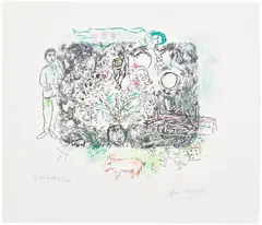 Marc Chagall, La féerie (The Fairyland) (M. 576), 1969, Lithograph in colours, on Arches paper, with full margins
