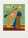Joan Miró, Une femme (A Women) (Ma. 1712), 1958, Lithograph in colours, on Arches paper, with full margins