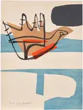 Le Corbusier, Le poème de l'angle droit (The Poem of the Right Angle): print 18, 1955, Lithograph in colours, on Arches paper, the full sheet