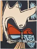 Le Corbusier, Le poème de l'angle droit (The Poem of the Right Angle): print 16, 1955, Lithograph in colours, on Arches paper, the full sheet