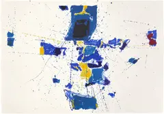 Sam Francis, First Stone (SF-1) (L. L1), 1960, Lithograph in colours, on Rives BFK paper, the full sheet