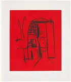 Robert Motherwell, Seaside Studio (E. & B. 495), 1990, Aquatint and etching in colours, on Whatman paper, with full margins