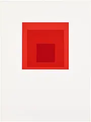 Josef Albers, SP-J (D. 209), 1971, Screenprint in colours, on Mohawk Superfine Bristol paper, with full margins