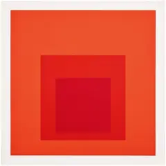 Josef Albers, DR-a (D. 180), 1968, Screenprint in colours, on heavy board, with full margins