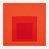 Josef Albers, DR-a (D. 180), 1968, Screenprint in colours, on heavy board, with full margins
