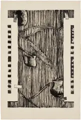 Jasper Johns, Ventriloquist (U.L.A.E. 250), 1990, Lithograph, on J. Whatman paper, with full margins