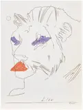 Andy Warhol, Lion, 1975, Offset lithograph in colours, on wove paper, the full sheet