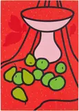 Patrick Caulfield, Fruit and Bowl (C. 60), 1979-80, Screenprint in colours, on wove paper, the full sheet
