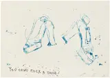 Tracey Emin, You Can't Fuck A Shoe, 2010, Polymer-gravure etching in colours, on Zerkall laid paper, the full sheet