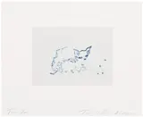 Tracey Emin, For You, 2010, Polymer-gravure etching in blue, on wove paper, with full margins