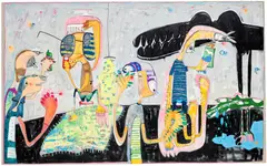 Rafa Macarrón, Untitled, 2023, Screenprint in colours, on wove paper, the full sheet