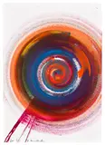 Damien Hirst, Untitled (Spin Painting), 2014, Mixed media, on wove paper
