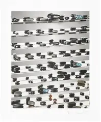 Black Utopia by Damien Hirst, 2012, Giclée print in colours with silver foilblock and clear varnish, on Hahnemühle photo rag ultra smooth paper, with full m, offered Sep 2026