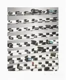 Damien Hirst, Black Utopia, 2012, Giclée print in colours with silver foilblock and clear varnish, on Hahnemühle photo rag ultra smooth paper, with full margins