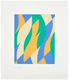 Bridget Riley, Fold (S. 57, T. & G. 57), 2004, Screenprint in colours, on Fabriano 5 paper, with full margins