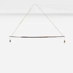 Franz West, Haus Lange Lampe Chandelier, 1991, Bronze chandelier, with brown patina