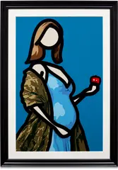 Julian Opie, Mirjam (C. 163), 2011, Inkjet print in colours, on Epson Premium Semigloss Photo paper dry-mounted to aluminium (as issued), the full sheet