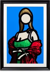 Julian Opie, Felicia (C. 162), 2011, Inkjet print in colours, on Epson Premium Semigloss Photo paper dry-mounted to aluminium (as issued), the full sheet