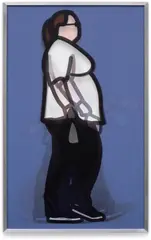 Nurse, from Walking in London 1 (C. 263) by Julian Opie, 2013-14, Lenticular acrylic panel comprised of four inkjet prints in colours, printed directly onto 20 lpi lenticular animating l, sold Sep 2026