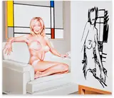 Mel Ramos, Tea at 5pm (H. p. 59), 2008, Screenprint in colours, on embossed enameled steel