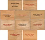 Jenny Holzer, Truisms: ten works, 2018, Ten screenprints in colours, on wood