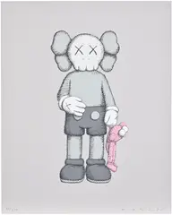 SHARE by Kaws, 2021, Screenprint in colours, on Stonehenge grey paper, with full margins, sold Sep 2026