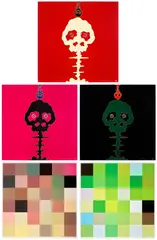 Time Bokan: three prints; and Acupuncture Painting: two prints by Takashi Murakami, 2006, Five offset lithographs in colours, on smooth wove paper, the full sheets, sold Sep 2026