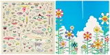 Takashi Murakami, Champignon; and Vapor Trail, 2003; and 2004, Two offset lithographs in colours, on smooth wove paper, the full sheets