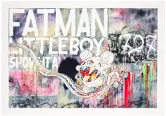 Takashi Murakami, 727 Fatman Little Boy, 2024, Screenprint in colours, on wove paper, with full margins