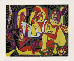 Pablo Picasso, Le déjeuner sur l'herbe, d'après Manet I (Luncheon on the Grass, After Manet I) (Bl. 1027, Ba. 1287), 1962, Linocut in colours, on Arches paper, with full margins