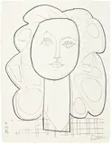 Pablo Picasso, Françoise (Bl. 402, M. 46), 1946, Lithograph, on Arches paper, with full margins