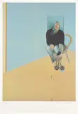 Francis Bacon, Study for Self-Portrait (after, Study for Self-Portrait 1982) (S. 35, T. 16), 1984, Offset lithograph in colours, on wove paper, with full margins