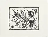 Wassily Kandinsky, Holzschnitt für die Ganymed-Mappe (Woodcut for the Ganymede Portfolio) (R. 181), 1924, Woodcut, on textured wove paper, with full margins