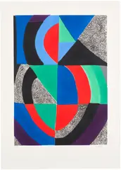 Sonia Delaunay, Grande icône (Large Icon), 1965, Etching and aquatint in colours, on Arches paper, with full margins