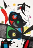 Joan Miró, Oda á Joan Miró (Ode to Joan Miró): plate 3 (M. 905, see C. Bks. 175), 1973, Lithograph in colours, on Guarro paper, the full sheet